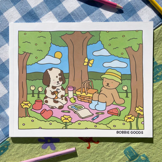 Livro de colorir primavera-verão