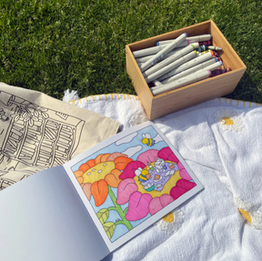 Livro de colorir primavera-verão
